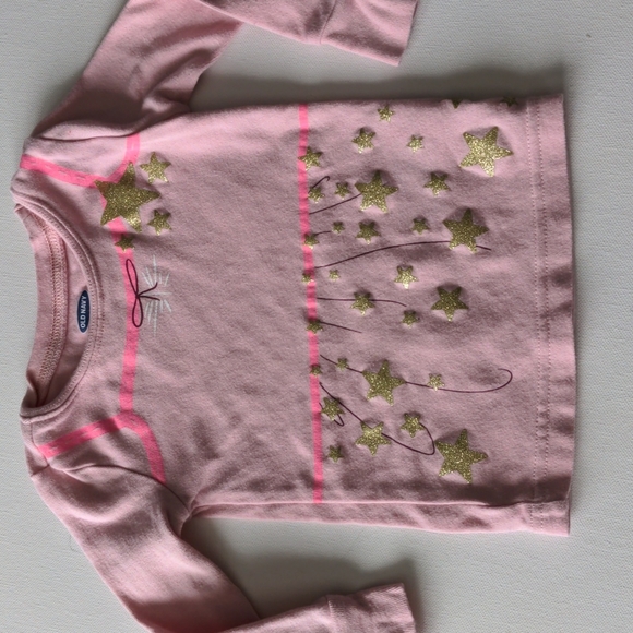 Old Navy Pink Ballerina Stars Toddler Girl Pajamas * 18-24M - Picture 2 of 8